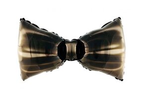 Black and Gold Bow Tie - 35 x 58cm