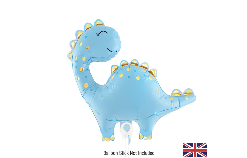 MICRO - Cute Dino - Blue - 14 inch - Oaktree - zelfsluitend