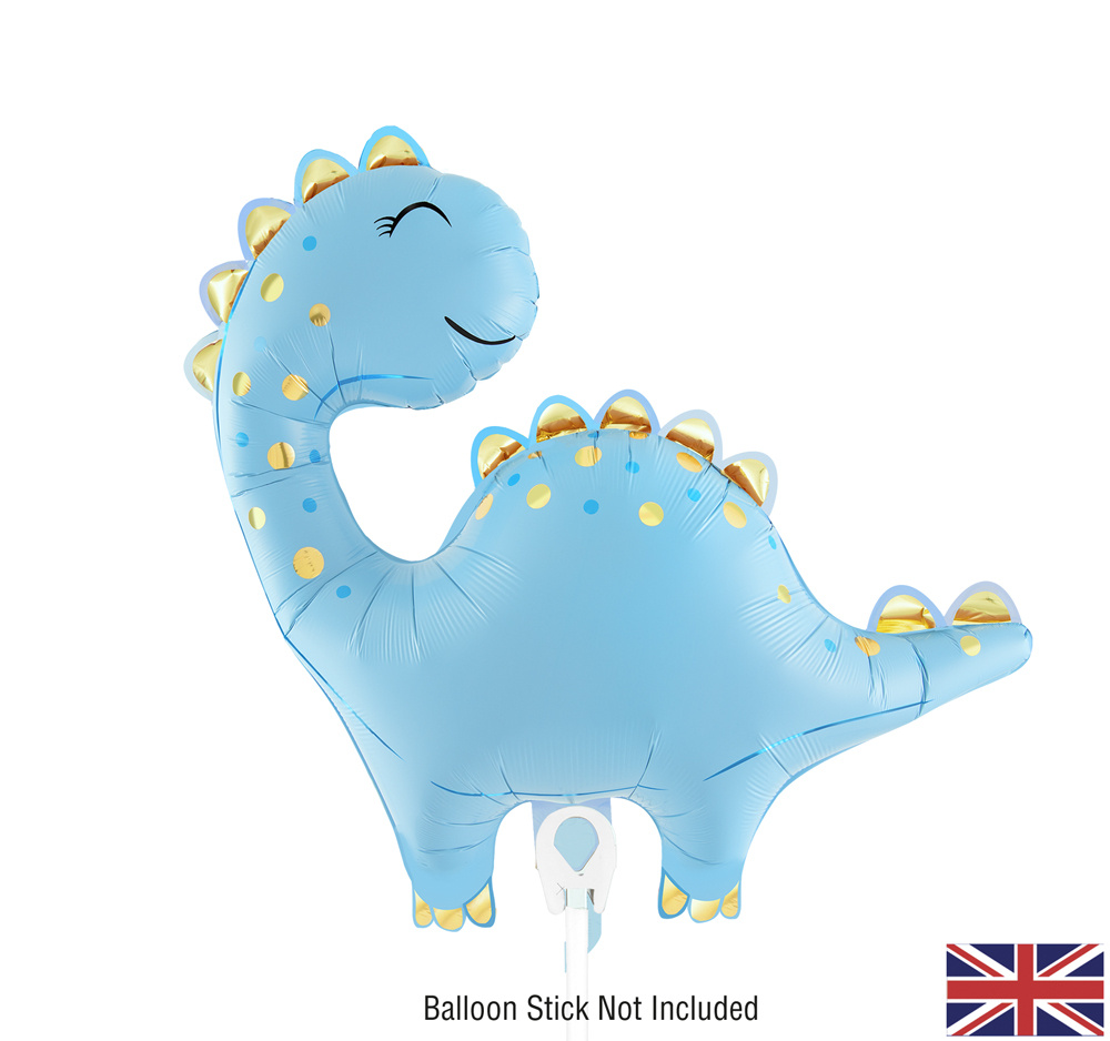 MICRO - Cute Dino - Blue - 14 inch - Oaktree - zelfsluitend