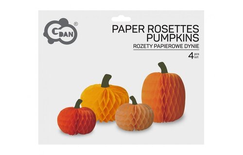 Set of Paper Pumpkins - mix 4