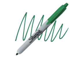 Sharpie Fine Point Marker - Retractable Green