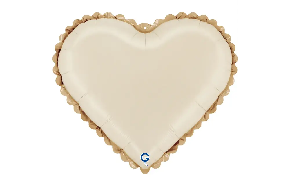 Heart Lace Cream - 18 inch - Grabo