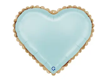 Heart Lace Blue - 18 inch - Grabo