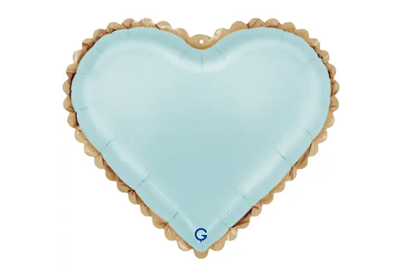 Heart Lace Blue - 18 inch - Grabo