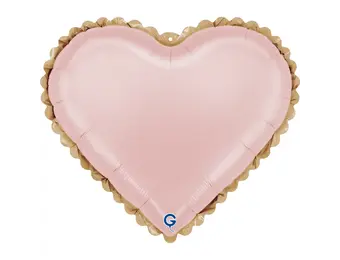 Heart Lace Pink - 18 inch - Grabo