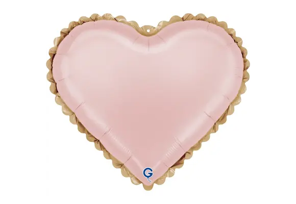 Heart Lace Pink - 18 inch - Grabo