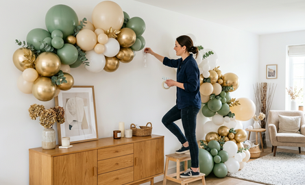 Ballonnen plakken op een muur zonder schade: zo doen decorateurs het