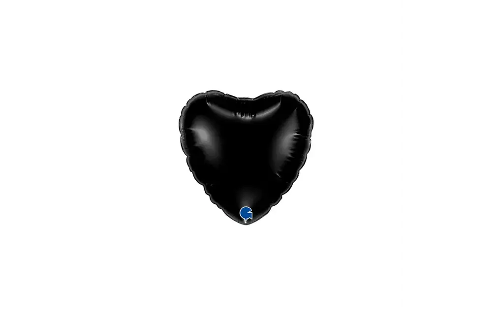 Heart - Black - 4 inch - Grabo - 10 pcs