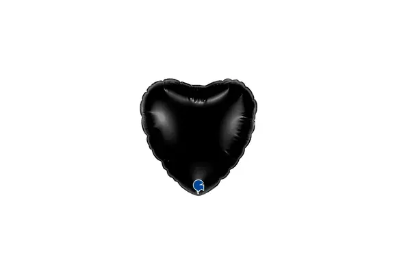 Heart - Black - 4 inch - Grabo - 10 Stuks