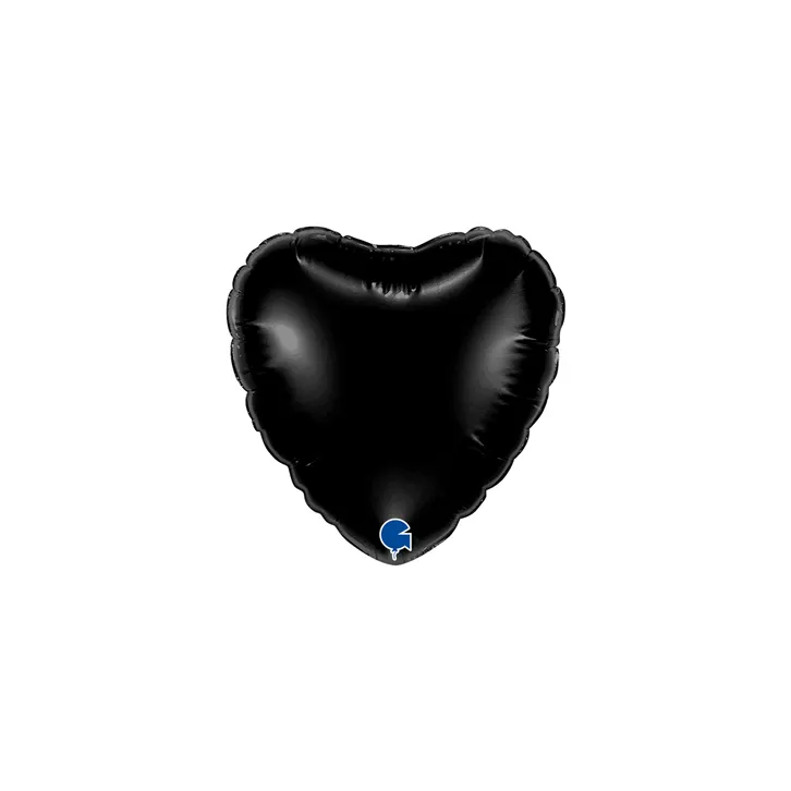 Heart - Black - 4 inch - Grabo - 10 Stuks