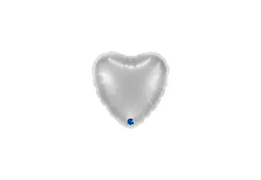 Heart - Silver - 4 inch - Grabo - 10 pcs