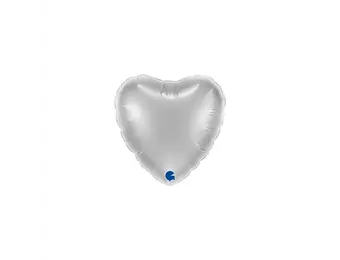 Heart - Silver - 4 inch - Grabo - 10 Stuks