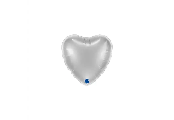 Heart - Silver - 4 inch - Grabo - 10 Stuks