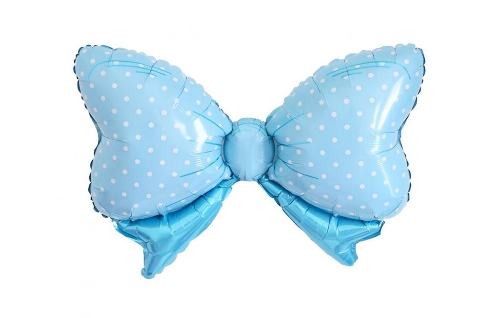 Blue Bow - Pola Dots - 37cm x 60cm
