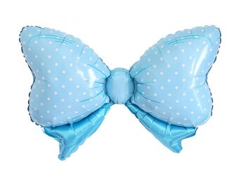 Blue Bow - Pola Dots - 37cm x 60cm
