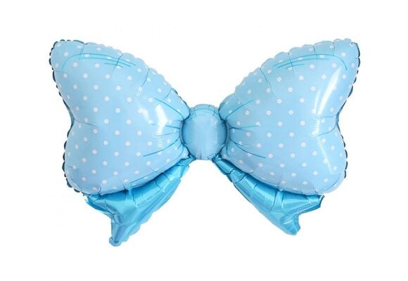 Blue Bow - Pola Dots - 37cm x 60cm