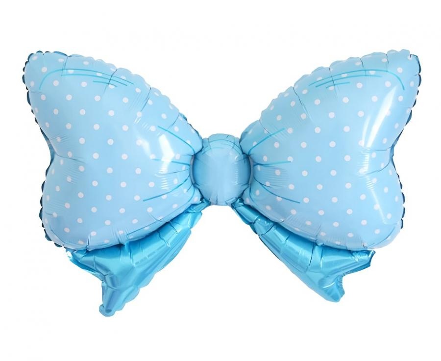 Blue Bow - Pola Dots - 37cm x 60cm