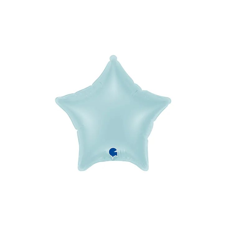 Star - Pastel Blue - 4 inch - Grabo - 10 stuks
