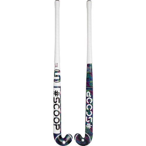 Scoop #5 Hockeystick - Mid Bow - 50% Carbon - Hockeystick Senior - Outdoor