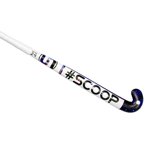 Scoop #17 Hockeystick - Pro Bow - 80% Carbon - Hockeystick Senior - Outdoor