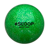 Astro Hockeybal - Standard - Green Glitter - set van 6 Scoop Astro Hockeybal - Standard - Green Glitter - set van 6