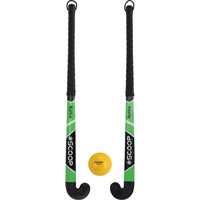 Straat Hockeystick - Street Hockey Set - Green - Hockeystick Junior Scoop Straat Hockeystick - Street Hockey Set - Green - Hockeystick Junior