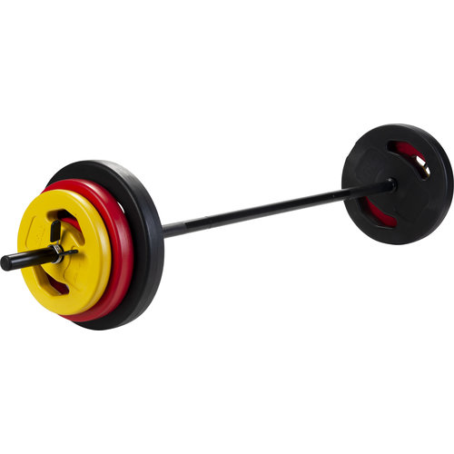 Pure2Improve  Halterset - Barbell 130 cm - Inclusief 20 kg gewichten