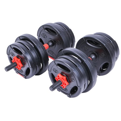 Pure2Improve  Halterset & Dumbbell Set 2 in 1 - Verstelbare Halterset - 20 kg