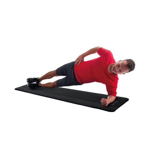 Fitness Mat - NBR - Zwart 180x60 Pure2Improve  Fitness Mat - NBR - Zwart 180x60