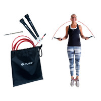 Pure2Improve  Speed Rope - Verstelbaar Springtouw Incl. Opbergtasje