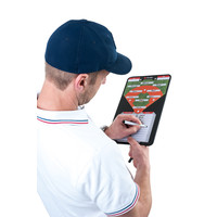 Coachbord Dubbelzijdig - Honkbal Tacktiekbord - Incl. Magneten en Stift Pure2Improve Coachbord Dubbelzijdig - Honkbal Tacktiekbord - Incl. Magneten en Stift