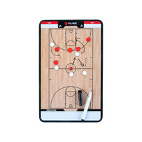 Pure2Improve  Basketbal Coachbord Dubbelzijdig - Basketbal Tacktiekbord - Incl. Magneten en Stift