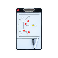 Pure2Improve  Coachbord Dubbelzijdig - Futsal Tacktiekbord - Incl. Magneten en Stift