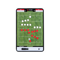 Pure2Improve  Coachbord Dubbelzijdig - Tacktiekbord Rugby - Incl. Magneten en Stift