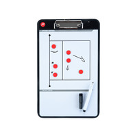 Pure2Improve  Coachbord Dubbelzijdig - Volleybal Tacktiekbord - Incl. Magneten en Stift