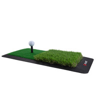 Golfmat - 2 Kunstgras Lengtes - 31x60 cm Pure2Improve Golfmat - 2 Kunstgras Lengtes - 31x60 cm