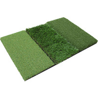Golfmat - 3 Kunstgras Lengtes - 40x62 cm Pure2Improve Golfmat - 3 Kunstgras Lengtes - 40x62 cm
