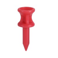 Tee 31 mm - Red - 30 Stuks Pure2Improve Tee 31 mm - Red - 30 Stuks