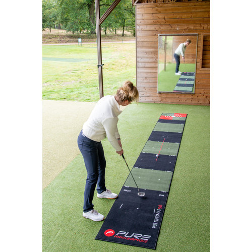 Pure2Improve  Golf Putting Mat - Indoor Golf - 65x500 cm