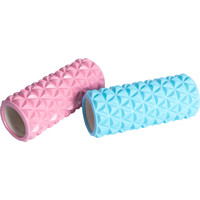 Yoga Foam Roller - Blauw - 33x14 cm Pure2Improve Yoga Foam Roller - Blauw - 33x14 cm