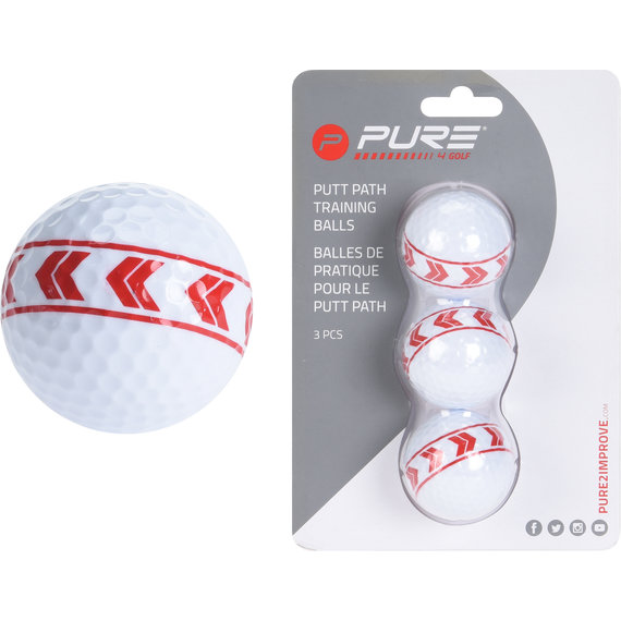 Alignment Golfballen - Putt Path - Set van 3