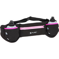 Running Belt Roze - Hardloopriem Inclusief 2 Waterflesjes Pure2Improve Running Belt Roze - Hardloopriem Inclusief 2 Waterflesjes