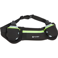 Running Belt Geel - Hardloopriem Inclusief 2 Waterflesjes Pure2Improve Running Belt Geel - Hardloopriem Inclusief 2 Waterflesjes