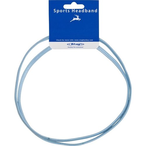 STAG Hockey Haarband - Licht Blauw - Set van 2