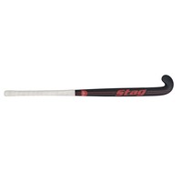 STAG Pro Range 10.000 Hockeystick - XL-Bow - 100% Carbon  - Senior - Zwart/Rood