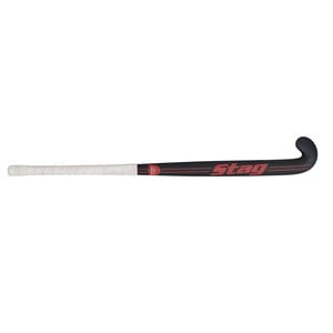 Pro Range 10.000 Hockeystick - XL-Bow - 100% Carbon  - Senior - Zwart/Rood