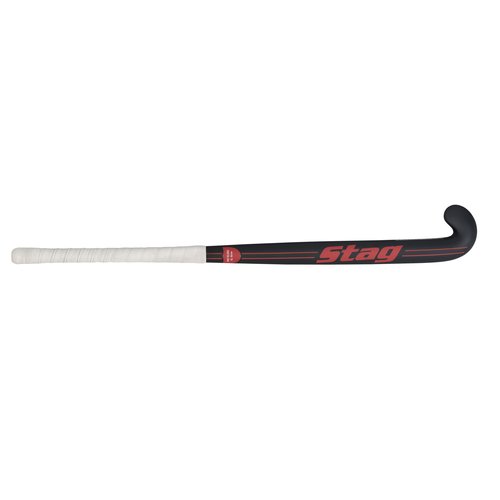 STAG Pro Range 10.000 Hockeystick - XL-Bow - 100% Carbon  - Senior - Zwart/Rood