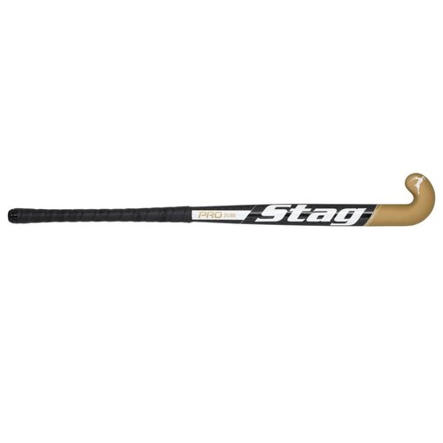 STAG Pro Range 25.000 Hockeystick - M-Bow - 100% Carbon  - Senior - Goud