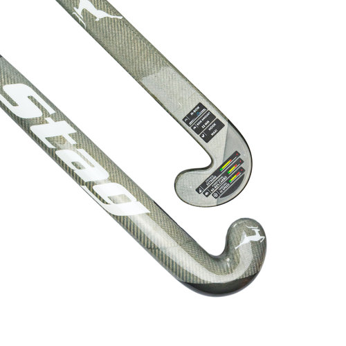 STAG Pro 8000 Hockeyschläger - M-Bow - 80% Carbon - Senior - Silber
