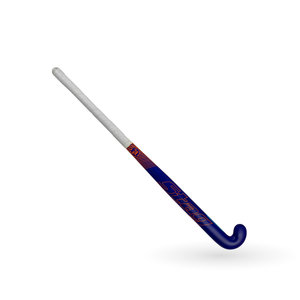 Pro 7000 Hockeystick - L-Bow - 70% Carbon - Senior - Blauw/Roze